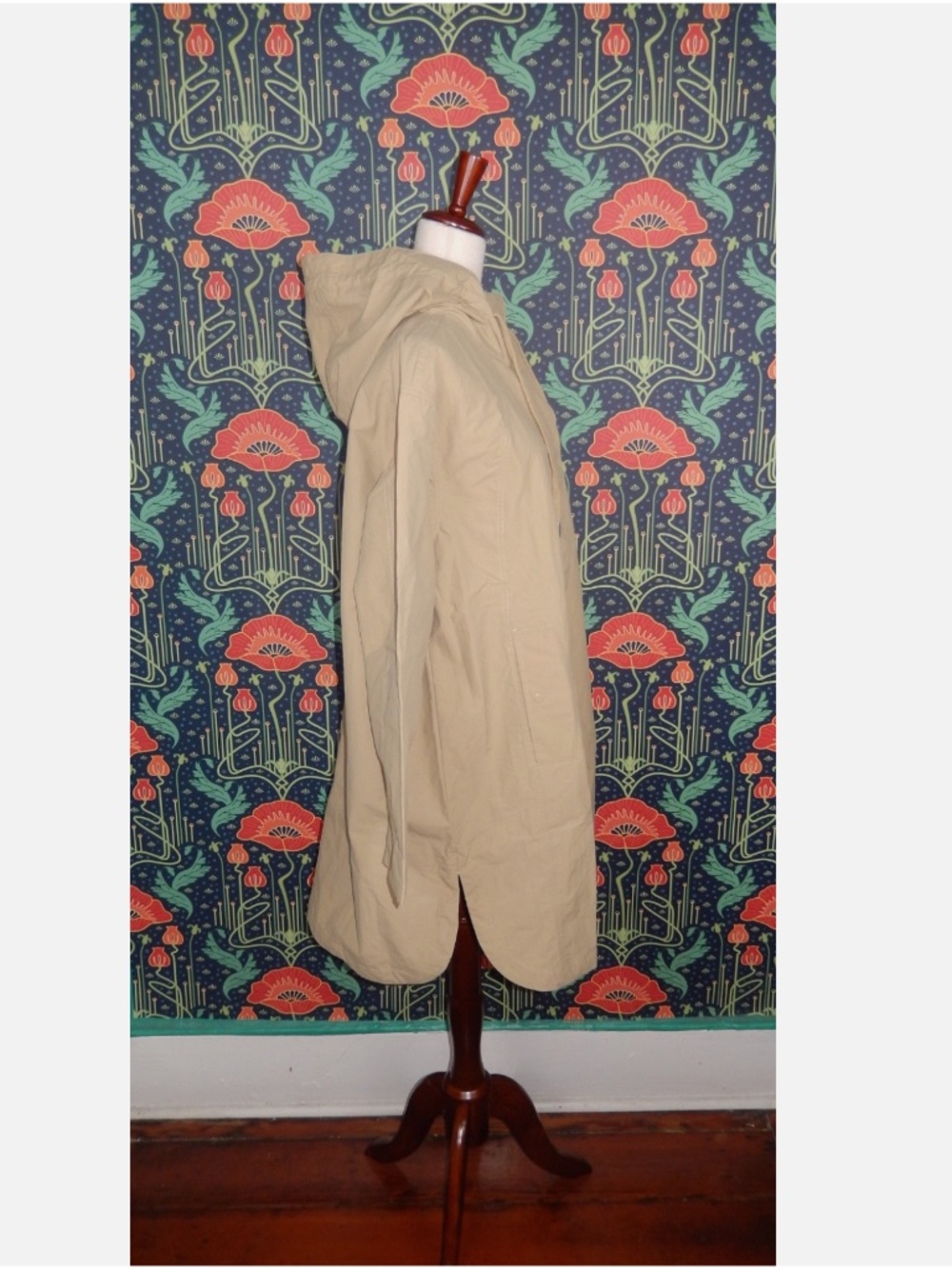Athleta Everywhere Tan Anorak Hooded Jacket L New - Picture 7 of 8